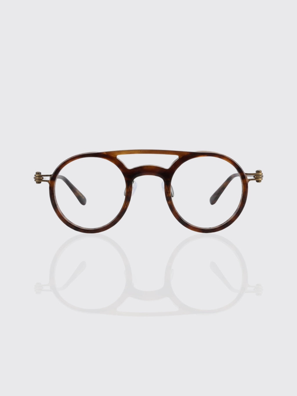 Personalized Couple Style Handmade Art Round Myopia Glasses Full Frame Plate Tide