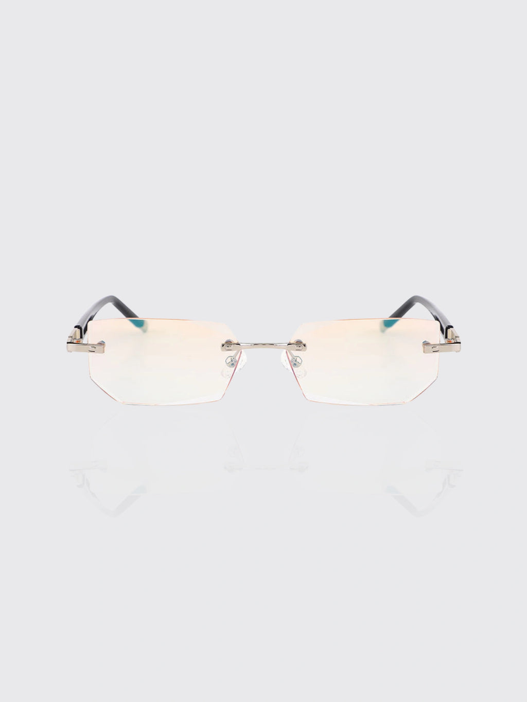 Diamond-cut reading glasses