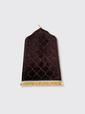 Irregular Worship Mat Black coffee 65x110cm