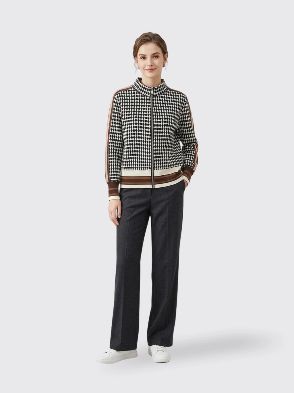 Plaid Coat Jacket