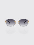 Trimming Sunglasses Ocean Lens Glasses Gradient Gray