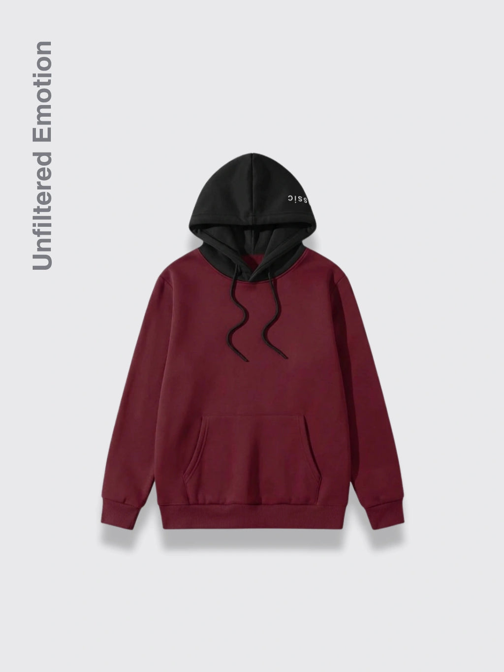 Thick Sweater Hoodie For Men And Women Red 2XL