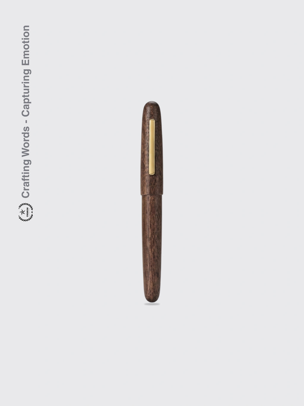 Wooden Pole Rotating Cap Of A Pen