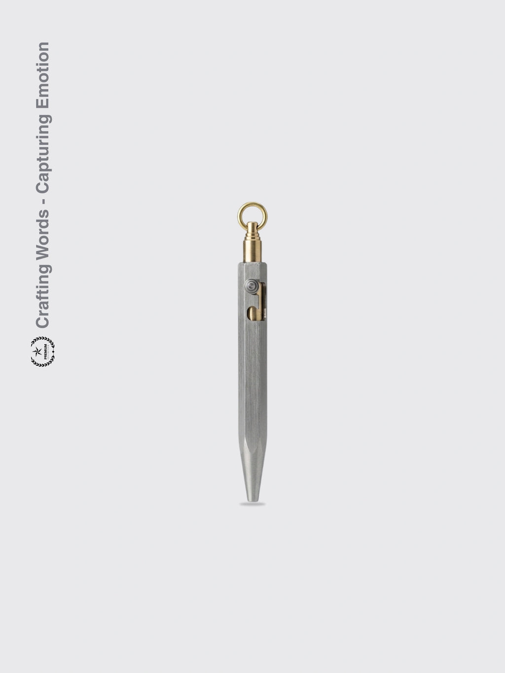 Six-sided stainless steel brass pen As shown