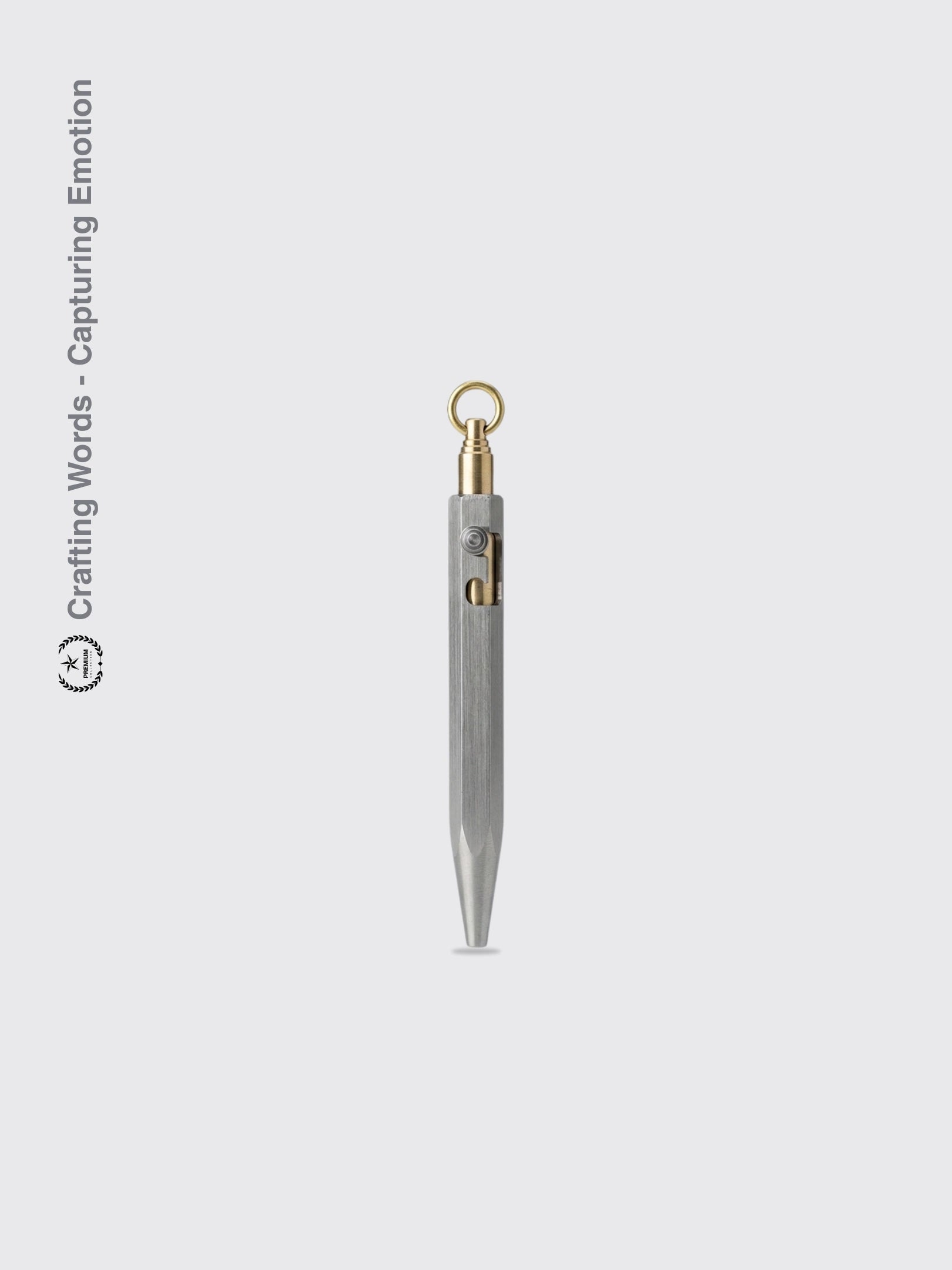 Six-sided stainless steel brass pen As shown