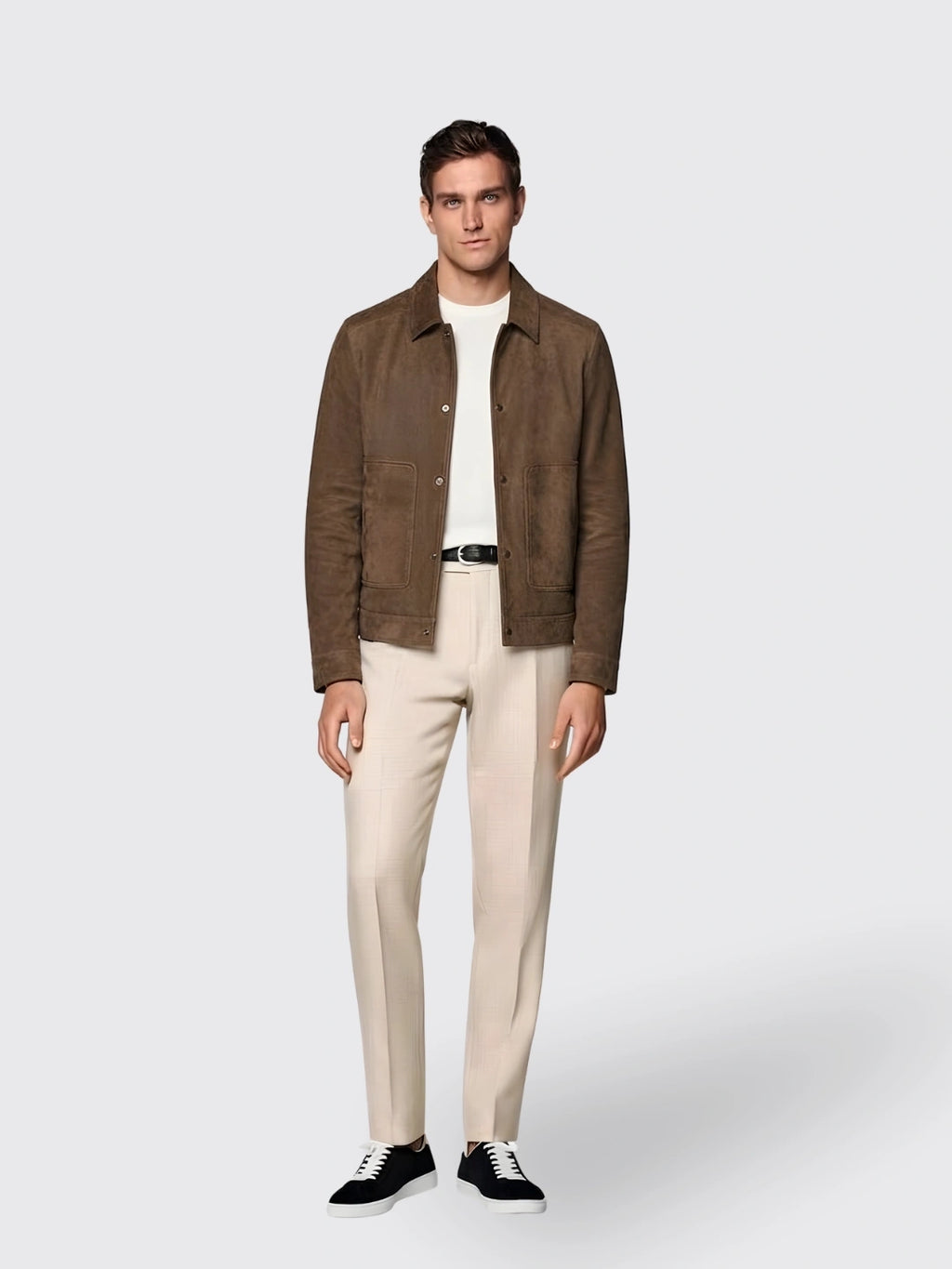 Brand High-grade Lapel Casual British Style Jacket