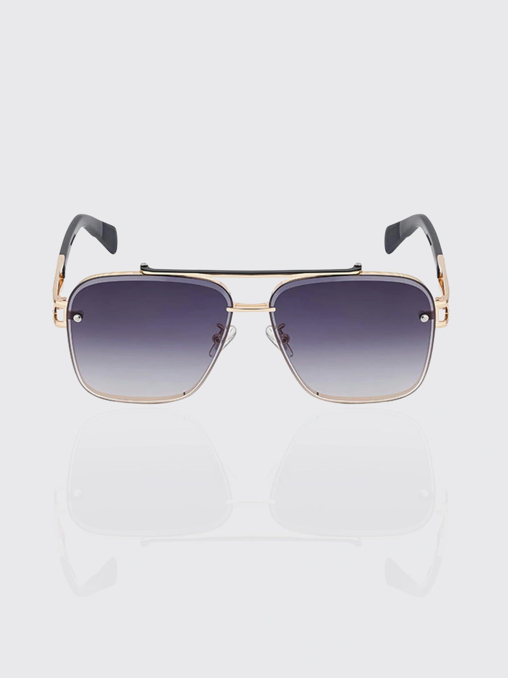 Mens Fashionable Square-frame Sunglasses