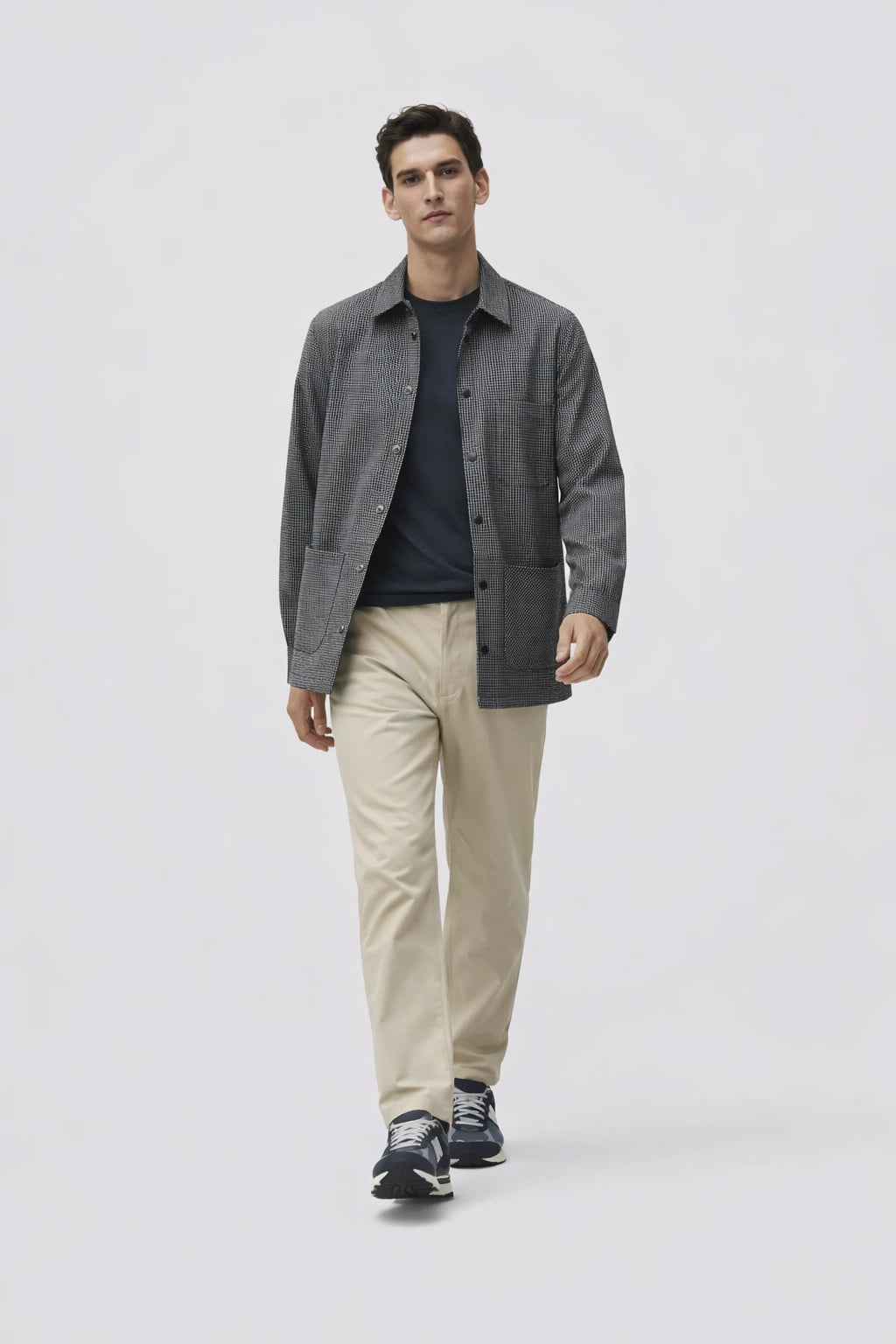 Plus Size Loose Stand Collar Coat