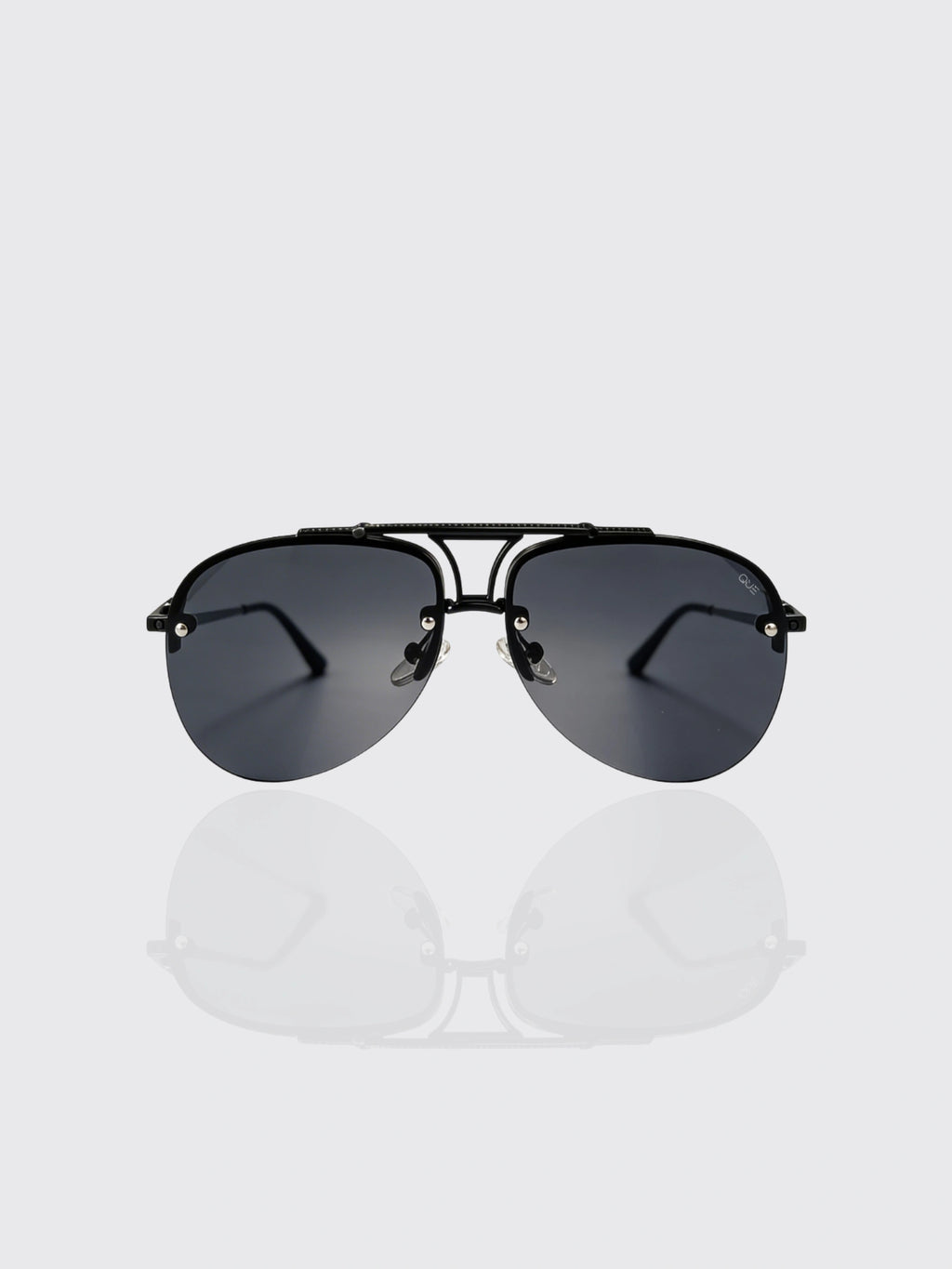 Mens Fashion Metal Half-Frame Sunglasses
