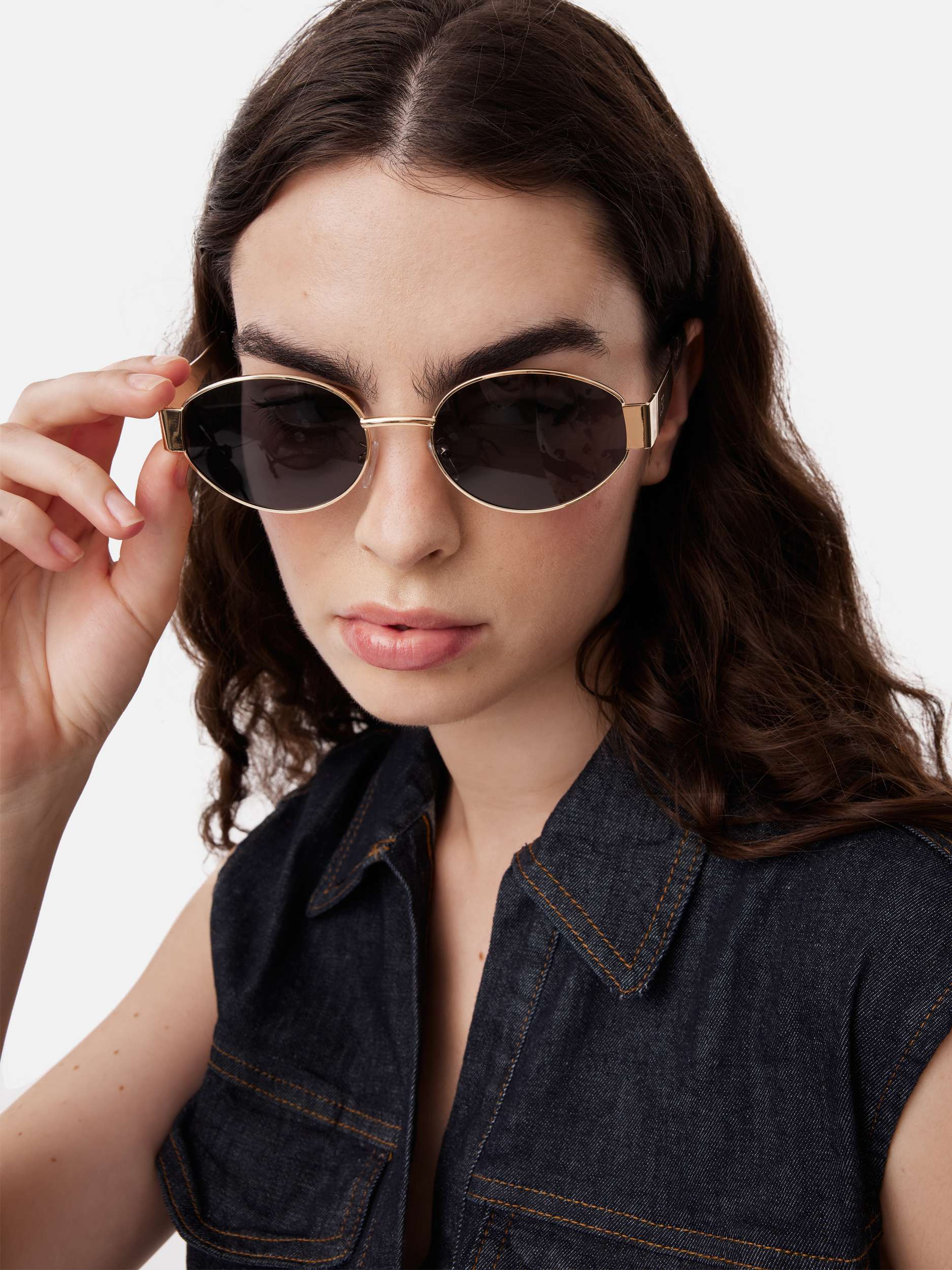 New Retro Oval Frame Glasses