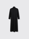 Qatar Style Cotton And Linen Long-Sleeved Worship Robe Black 2XL
