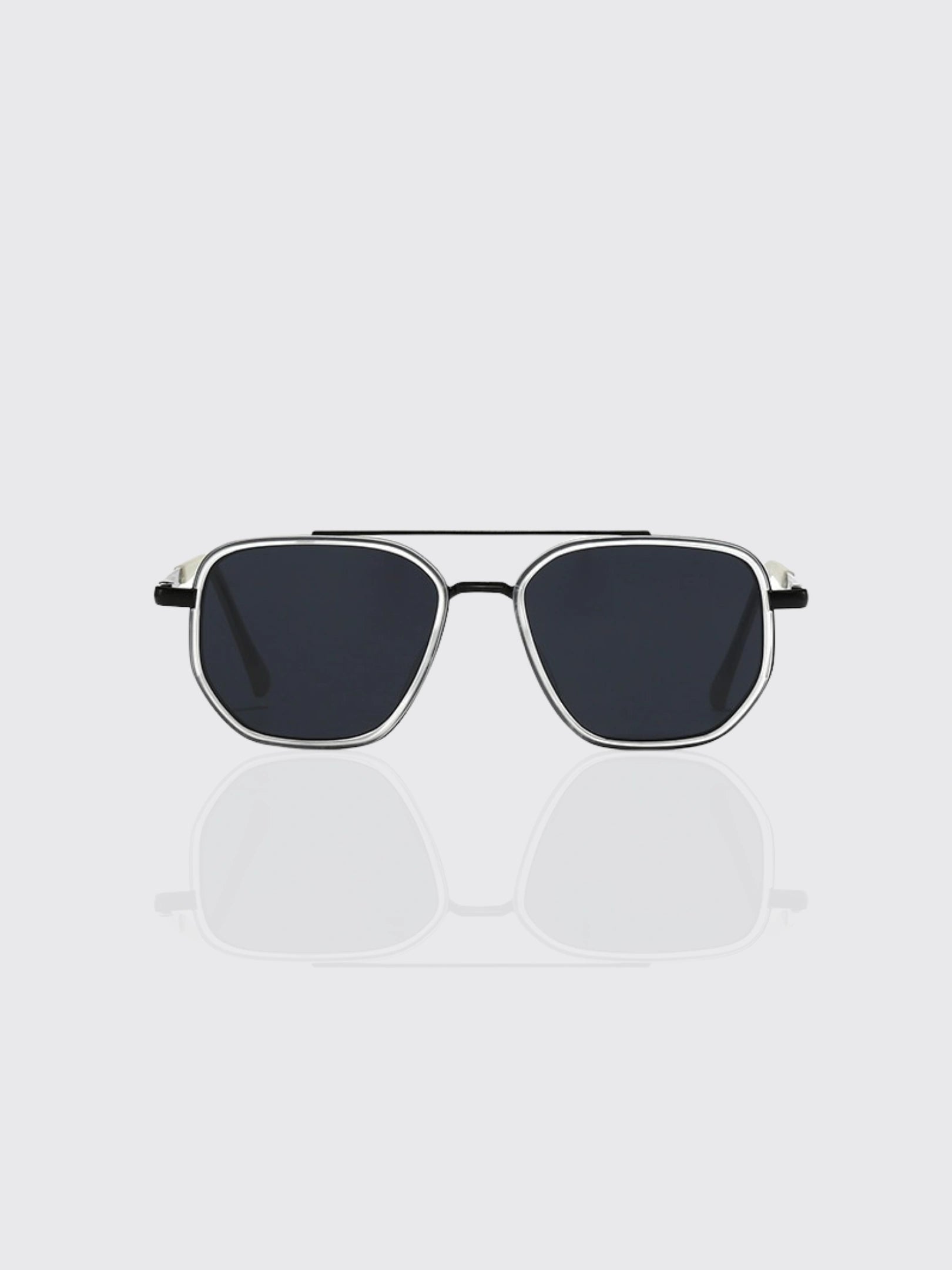 New UV-Protective Chanel-Style Metal Sunglasses For Men