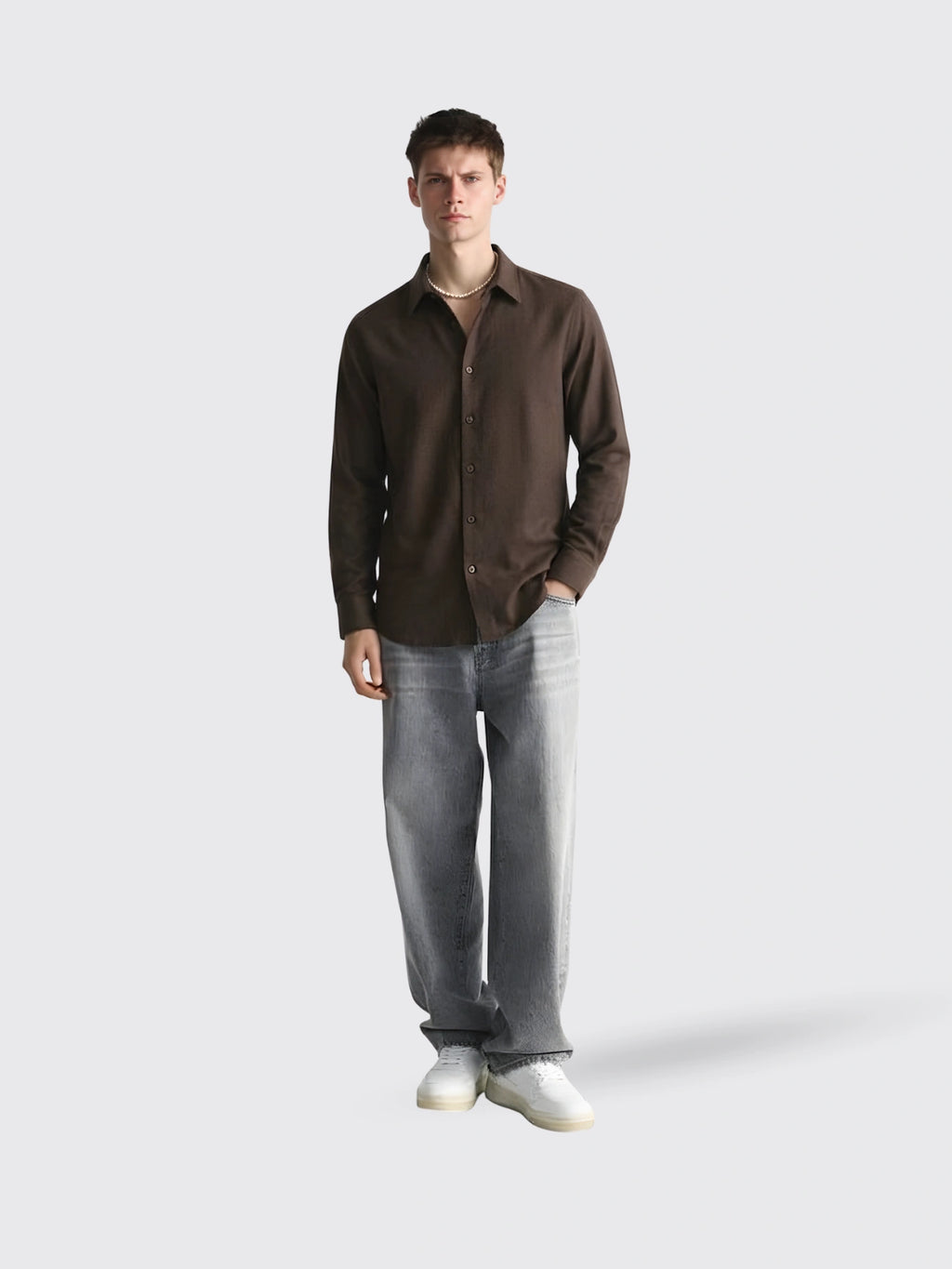 Old Money Style Modal Wool Shirt