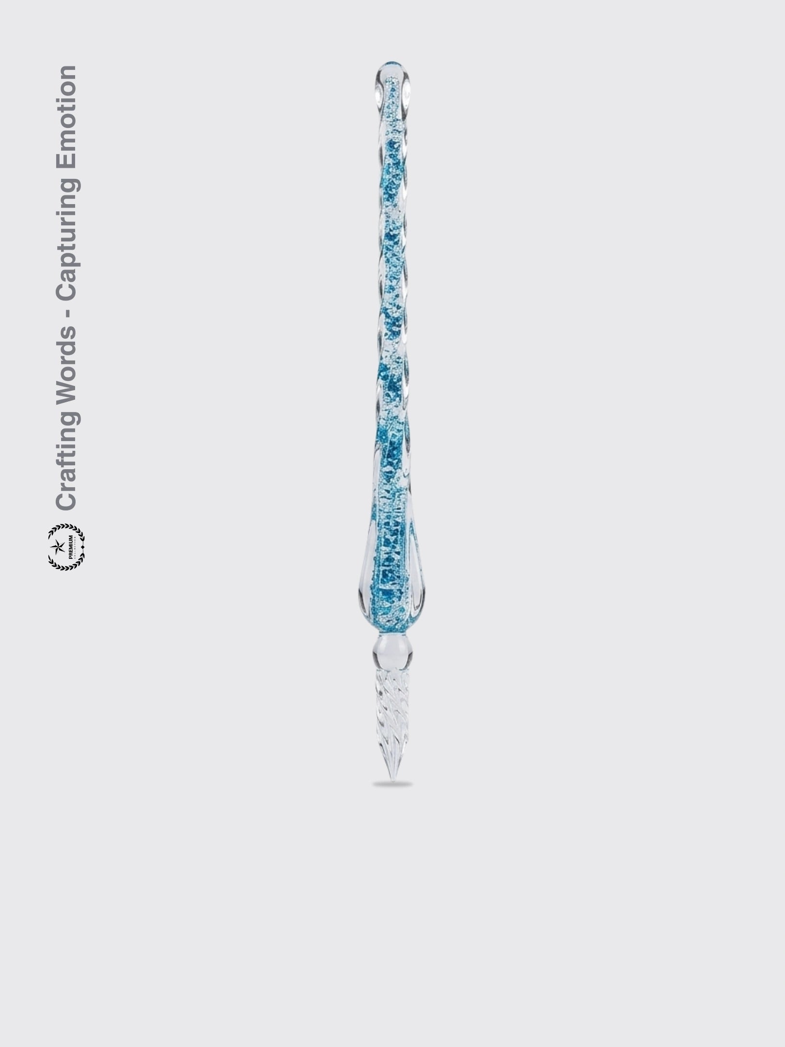 Creativity Luminous Glass Pen Light Blue
